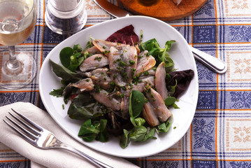 Carpaccio de boquerones - Cocina italiana