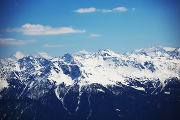 Fototapeta premium top of mountains