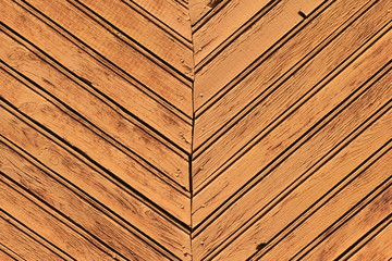 Фрагмент стены из деревянных реек