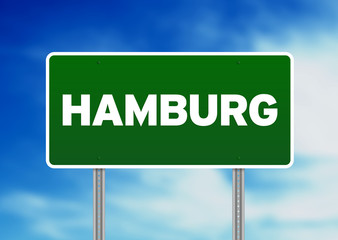 Hamburg Road Sign