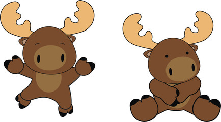 reideer baby cartoon