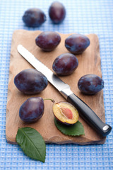 fresh plums