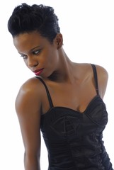 Naklejka premium jeune femme glamour