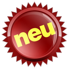 button neu gezackt glossy