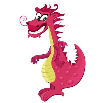 Red Dragon Cartoon