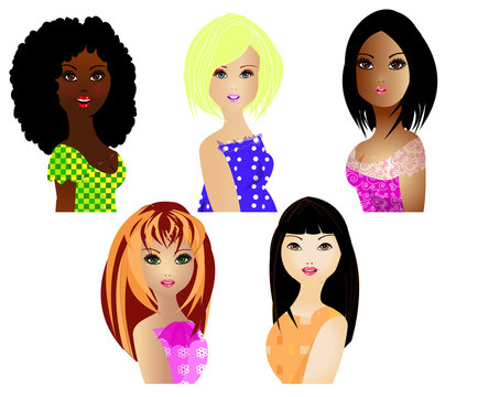women of different ethnicities
