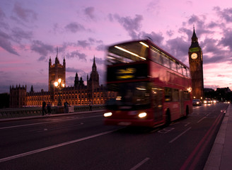 Fototapeta na wymiar Big Ben at sunset London UK