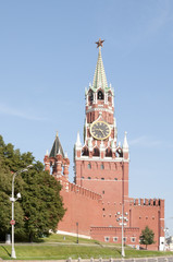 Fototapeta na wymiar Spassky Wieża Modcow Kremla, Rosja