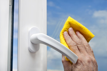 washing windows
