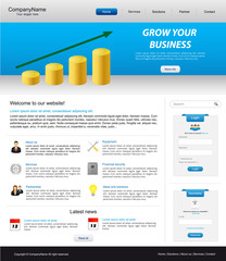 Business website template