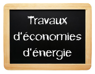 Obraz premium Travaux d'économies d'énergie