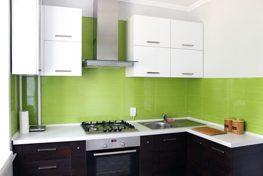 modern domestic Kitchen interior