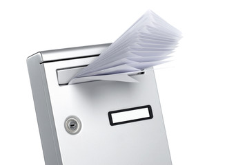 mailbox isolated on white background