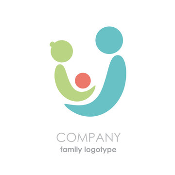 Logo adoptions and solidarity. The family  # Vector