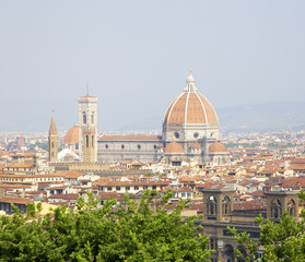 Fototapeta na wymiar Santa Maria del Fiore Dome, Florence, Italy
