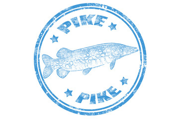 Pike stamp