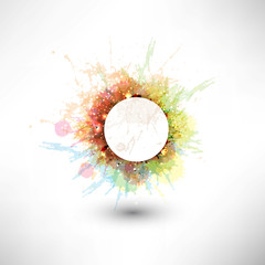 Abstract vector glossy shapes of background. For design