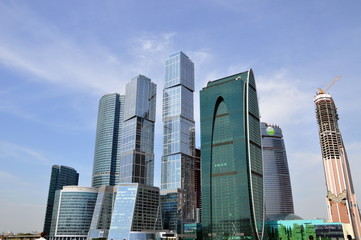 Fototapeta na wymiar Business Center Moscow-City
