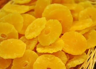 Getrocknete Ananasscheiben