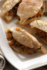 Filete de pescado relleno