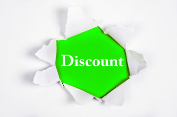 Discount under paper