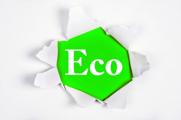 Eco under paper