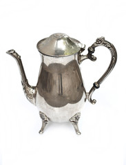 silver tea pot