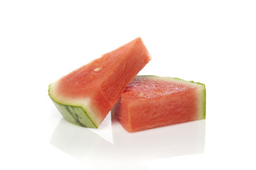 A fresh ripe watermelon