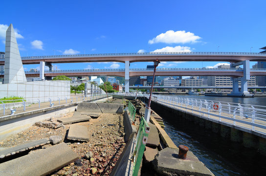 Earthquake Memorial Park In Kobe, Japan