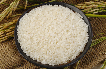 japanese rice in cup