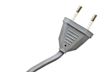 Gray electric plug