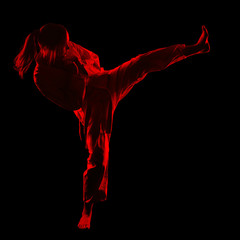 karate girl © Serg Zastavkin