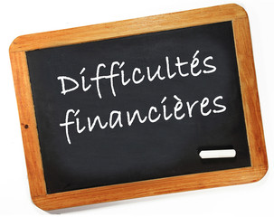 Obraz premium Difficultés financières