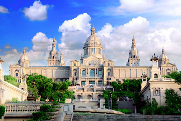 Naklejka premium Placa De Espanya, Barcelona