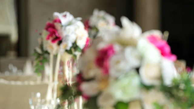 Beautiful flowers for a wedding