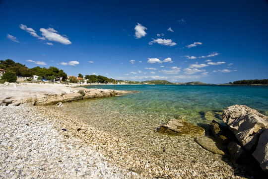 Pebble beach in Pako&scaron;tane