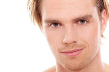 Fototapeta premium mann gesicht