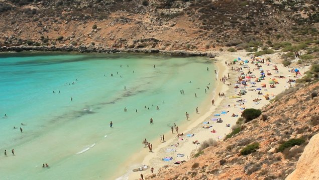 Spiaggia dell'isola dei conigli - Lampedusa, Italy