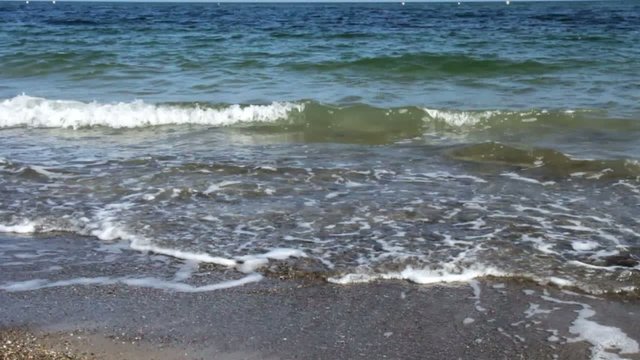 Beautiful breakers on the beach