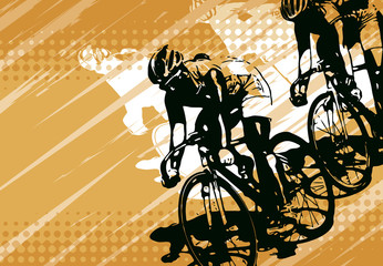 Obraz premium bicycle racing