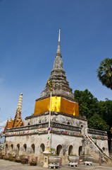 Pagoda with blue sky