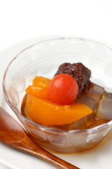 Japanese cold dessert 