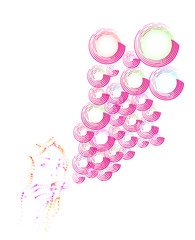 Fototapeta premium Bolle di sapone