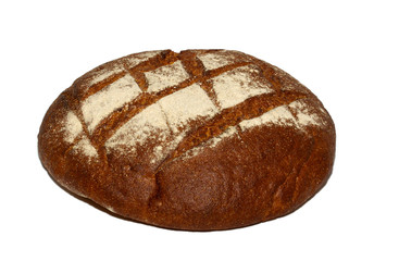 isolated bread on white background
