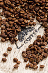 still life of coffee beans