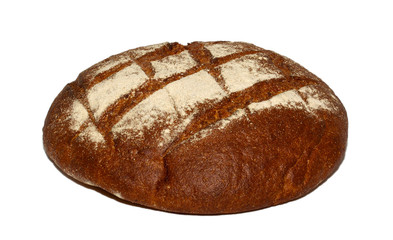 isolated bread on white background