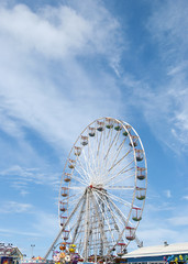 Fairground Big Wheel and Pier