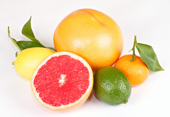 Fresh juicy grapefruits