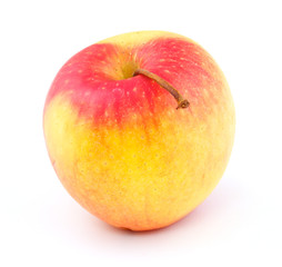 Fresh yellow-red apple