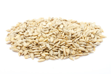 Sunflower seeds isolated